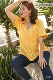 Waffle Knit Top