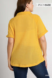 Waffle Knit Top