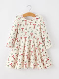 Girls Bow & Berry Twirl Dress