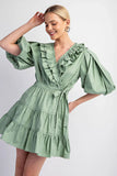 Wrap Mini Dress