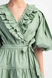 Wrap Mini Dress