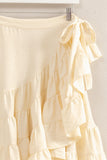 Ruffle wrap skirt