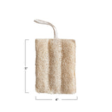 LOOFAH W/ COTTON ROPE HANGER