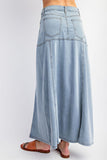 DENIM MAXI SKIRT