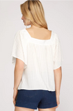 SQUARE NECK TOP