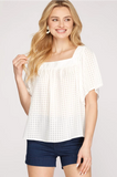 SQUARE NECK TOP