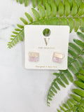 SQUARE STUD EARRING